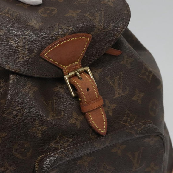 LOUIS VUITTON Monogram Montsouris MM Backpack M51136 LV Auth BD083