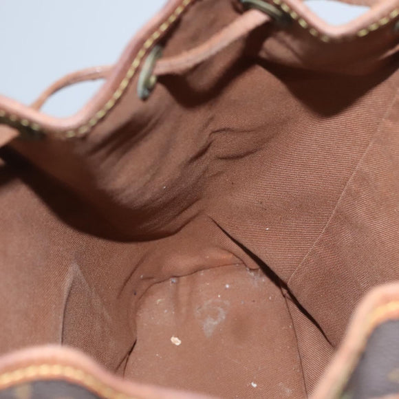 LOUIS VUITTON Monogram Montsouris MM Backpack M51136 LV Auth BD083