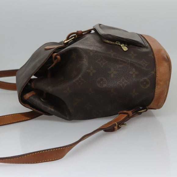 LOUIS VUITTON Monogram Montsouris MM Backpack M51136 LV Auth BD083