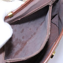 Burberrys Nova Check Shoulder Bag PVC Leather Beige Brown gold Auth BD093-12