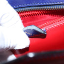 CELINE Chain Shoulder Bag Leather Multicolor Gold Auth BD096AV-12