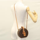 LOUIS VUITTON Monogram Petite Boite Chapeau Shoulder Bag M43514 LV Auth BD1010A-31