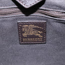 BURBERRY Nova Check Shoulder Bag PVC Beige Auth BD1024-18