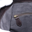 BURBERRY Nova Check Shoulder Bag PVC Beige Auth BD1024-23