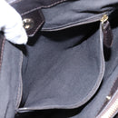 BURBERRY Nova Check Shoulder Bag PVC Beige Auth BD1024-24