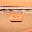 CELINE Macadam Canvas Shoulder Bag PVC Leather Brown Gold Auth BD1027-16
