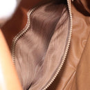 CELINE Macadam Canvas Shoulder Bag PVC Leather Brown Gold Auth BD1027-20