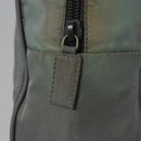 PRADA Hand Bag Nylon Gray Auth BD1037-14