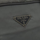 PRADA Hand Bag Nylon Gray Auth BD1037-17