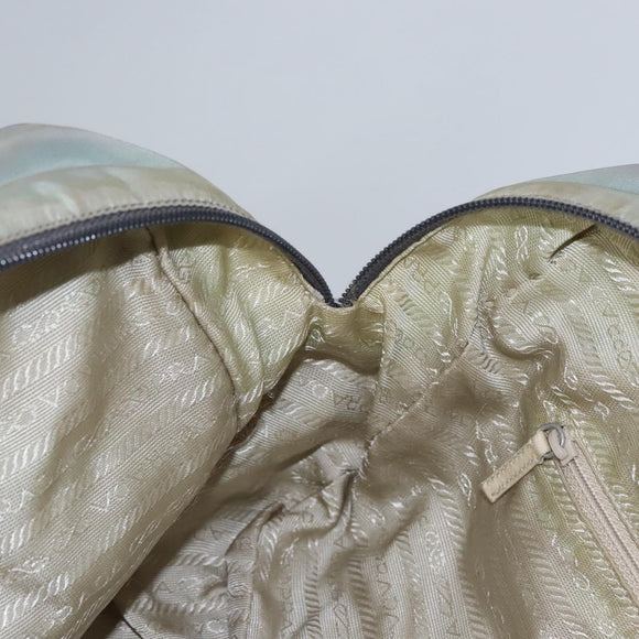 PRADA Hand Bag Nylon Gray Auth BD1037