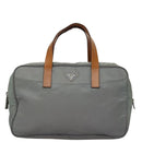 PRADA Hand Bag Nylon Gray Auth BD1037-2