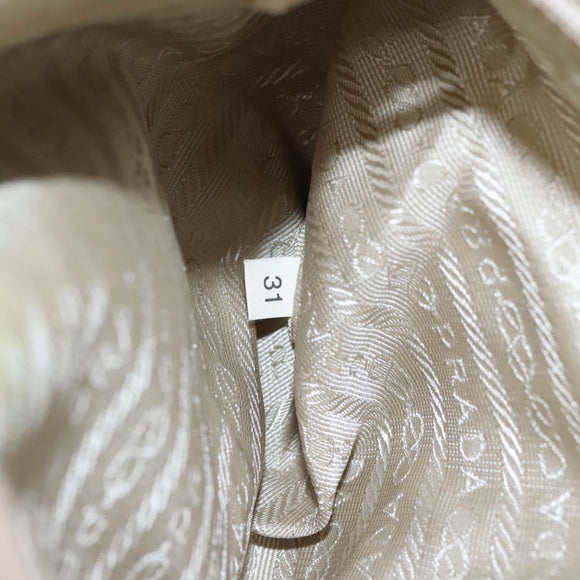PRADA Hand Bag Nylon Gray Auth BD1037