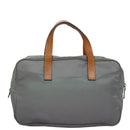 PRADA Hand Bag Nylon Gray Auth BD1037-2