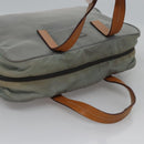 PRADA Hand Bag Nylon Gray Auth BD1037-6