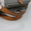 PRADA Hand Bag Nylon Gray Auth BD1037-7