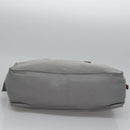 PRADA Hand Bag Nylon Gray Auth BD1037-9