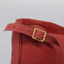 GUCCI Bamboo Backpack Suede Leather Red Gold 003 1705 0030 Auth BD1040-9