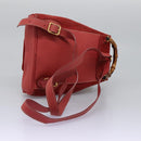 GUCCI Bamboo Backpack Suede Leather Red Gold 003 1705 0030 Auth BD1040-8