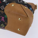 LOUIS VUITTON Monogram Multicolor Judy GM Bag 2way Black M40254 LV Auth BD1050SAV-15