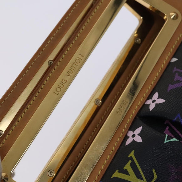 LOUIS VUITTON Monogram Multicolor Judy GM Bag 2way Black M40254 LV Auth BD1050AV