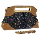 LOUIS VUITTON Monogram Multicolor Judy GM Bag 2way Black M40254 LV Auth BD1050SAV-1