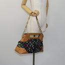 LOUIS VUITTON Monogram Multicolor Judy GM Bag 2way Black M40254 LV Auth BD1050SAV-23