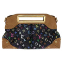 LOUIS VUITTON Monogram Multicolor Judy GM Bag 2way Black M40254 LV Auth BD1050AV-13