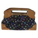 LOUIS VUITTON Monogram Multicolor Judy GM Bag 2way Black M40254 LV Auth BD1050SAV-2
