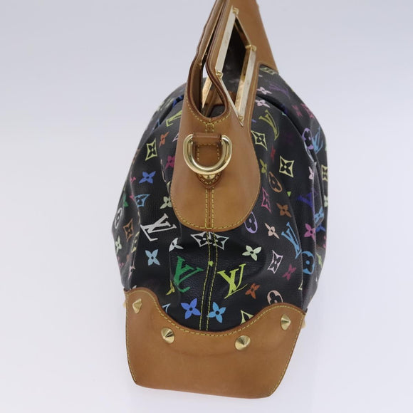 LOUIS VUITTON Monogram Multicolor Judy GM Bag 2way Black M40254 LV Auth BD1050AV