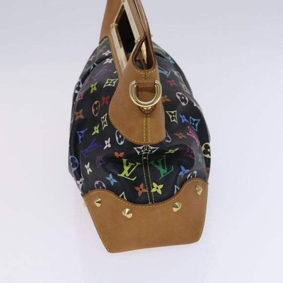 LOUIS VUITTON Monogram Multicolor Judy GM Bag 2way Black M40254 LV Auth BD1050SAV