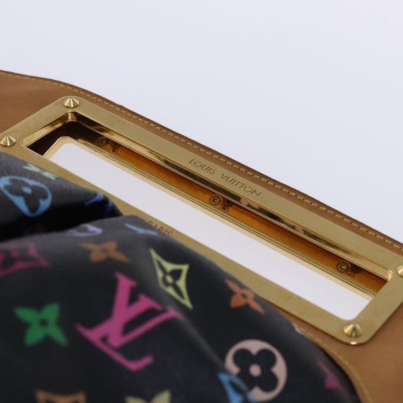 LOUIS VUITTON Monogram Multicolor Judy GM Bag 2way Black M40254 LV Auth BD1050AV