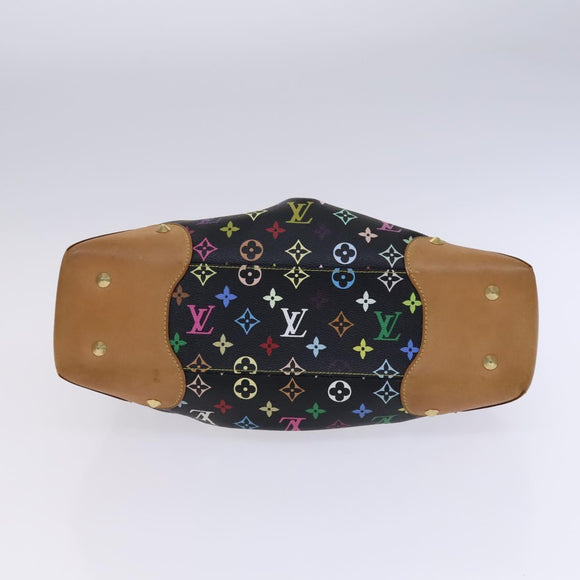 LOUIS VUITTON Monogram Multicolor Judy GM Bag 2way Black M40254 LV Auth BD1050SAV