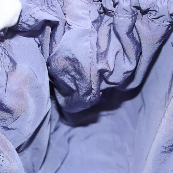 BOTTEGA VENETA Shell Shoulder Bag Leather Purple Auth BD1058AV