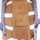 BOTTEGA VENETA Shell Shoulder Bag Leather Purple Auth BD1058AV-12