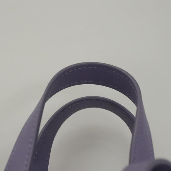 BOTTEGA VENETA Shell Shoulder Bag Leather Purple Auth BD1058AV