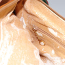 GUCCI Web Sherry Line Shoulder Bag Leather Brown Red Green Auth BD1064-18