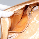 GUCCI Web Sherry Line Shoulder Bag Leather Brown Red Green Auth BD1064-19