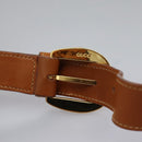 GUCCI Web Sherry Line Shoulder Bag Leather Brown Red Green Auth BD1064-8