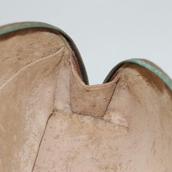 LOUIS VUITTON Monogram Trousse Demi Ronde Cosmetic Pouch M47520 LV Auth BD1066