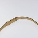 BURBERRY Nova Check Blue Label Shoulder Bag Nylon Beige Silver Auth BD107-8