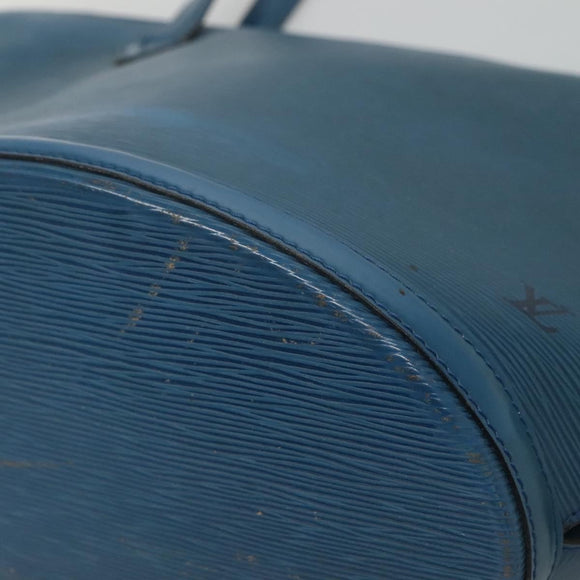 LOUIS VUITTON Epi Saint Jacques Shopping Shoulder Bag Blue M52275 LV Auth BD109