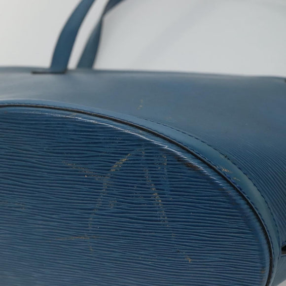 LOUIS VUITTON Epi Saint Jacques Shopping Shoulder Bag Blue M52275 LV Auth BD109