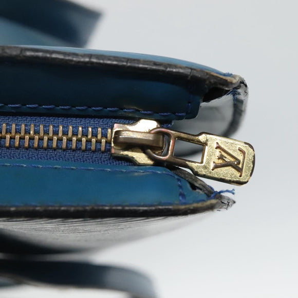LOUIS VUITTON Epi Saint Jacques Shopping Shoulder Bag Blue M52275 LV Auth BD109