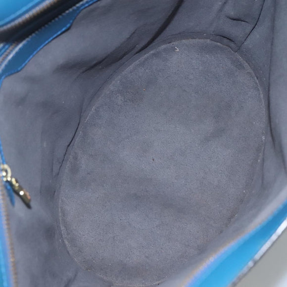 LOUIS VUITTON Epi Saint Jacques Shopping Shoulder Bag Blue M52275 LV Auth BD109