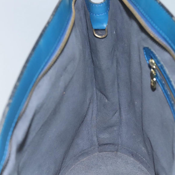 LOUIS VUITTON Epi Saint Jacques Shopping Shoulder Bag Blue M52275 LV Auth BD109