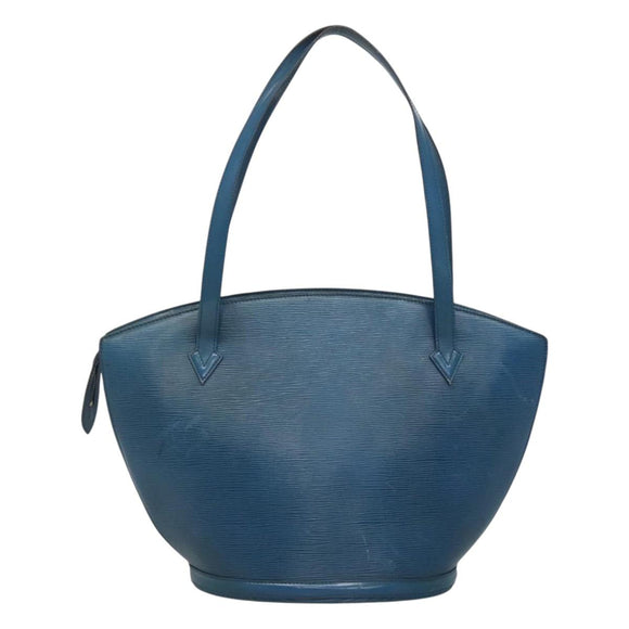 LOUIS VUITTON Epi Saint Jacques Shopping Shoulder Bag Blue M52275 LV Auth BD109