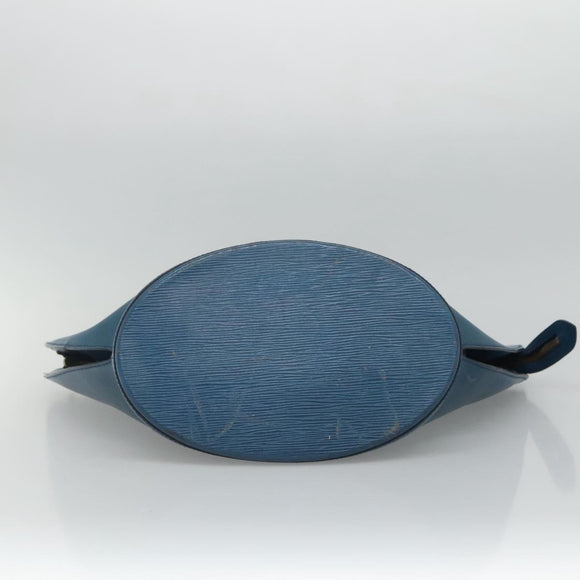 LOUIS VUITTON Epi Saint Jacques Shopping Shoulder Bag Blue M52275 LV Auth BD109