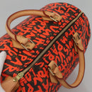 LOUIS VUITTON Monogram Graffiti Speedy 30 Hand Bag Orange M93705 Auth BD1094AM-6