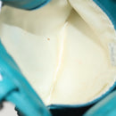 CHANEL Shoulder Bag Leather Turquoise Blue CC Auth BD1096AM-23