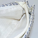 CHANEL Chain Shoulder Bag Tweed Blue CC Auth BD1099V-18